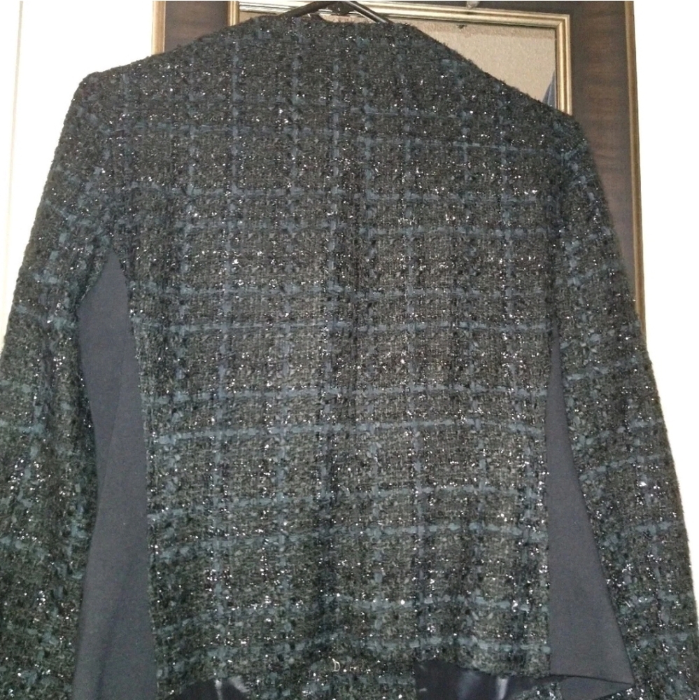 Elegant Express Tweed Military Jacket - Picture 9 of 10
